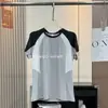 Camiseta Deportiva de Manga Corta para Mujer, Color Bloque, Ajuste Delgado, Seda de Hielo Fresca, Secado Rápido, para Exterior, Fitness, Verano 11796