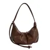 Bolso de Axila de Nicho con Sentido de Diseño Transfronterizo Nuevo Estilo para Mujer Gran Capacidad Bolso de Dumpling Retro Bolso Versátil de Hombro Cruzado