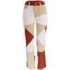 Jeans Flare de Cintura Alta com Patchwork de Alta Elasticidade de Alta Qualidade, Jeans Longo, High-end, Amazon, em estoque, para mulheres