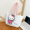 Bolso de Mano de Tela Acolchada de Color Sólido, Simple y Elegante, para Mujer, Bolso de Hombro de Alto Valor para el Trabajo, Mochila Casual de Gran Capacidad
