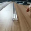 Ranhura para fita de LED capa de ranhura concha plástico branco ranhura para fita clipe de fixação reta fivela