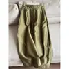 2026 estilo nuevo pantalones anchos casuales sueltos pantalones de pierna recta pantalones de pierna curva cintura elástica pantalones de nueve puntos venta al por mayor H08HK26093