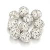 Flor de strass bola de strass agujero de cuenta de strass bola de diamante taladro de soldadura anillo accesorios para pulsera collar DIY venta al por mayor