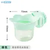Comedouro para Papagaios em Formato de Tulipa para Alimentação e Água, Adequado para Periquitos-Australianos, Periquitos-Monge e Calopsitas, com Design Anti-Derramamento e Característica de Pendurar