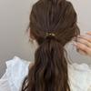 Estilo K de Diadema Sencilla de Ácido Acético, Elegante, Lazo Estéreo para el Cabello, Cuerda Elástica Alta para el Cabello de Niña, Goma Elástica, Goma Elástica para Cola de Caballo