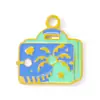 Cámara de Goteo de Petróleo Transfronteriza Barco Avión DIY Colgante de Acero de Titanio Collar para Mujer Papas Fritas Té de Leche Colgante de Joyería de Acero Inoxidable