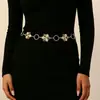 Cadena de cintura triangular estilo bohemio transfronteriza incrustada de diamantes de imitación, un accesorio sofisticado y elegante para combinar con vestidos, disponible en stock