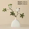Ins plantas verdes de simulación flores artificiales plantas fucsia decoración de arreglo floral para sala de estar decoración de adornos de flores secas simuladas estantería decoración estilo chino