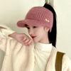 Gorro coreano de otoño e invierno para niños, deportivo, de lana, tejido, de color liso, combina con todo, cálido para estudiantes, para invierno, nuevo