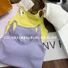 Camisole Clássica Costurada com Gola U, Ajuste ao Corpo e Bojos Fixos Embutidos, Top para Usar por Baixo 3120