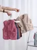 Colete de Pele de Cordeiro Infantil Colete Quente de Outono e Inverno para Bebês Meninos e Meninas Colete Quente Colete para Bebê Estudante Colete