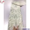 Malha de Base com Bordado de Lantejoulas com Padrão de Posicionamento Completo Tecido para Vestido de Festa Transparente Renda