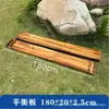 Jardín de Infancia Caja de Juegos Anji Barra de Equilibrio Infantil Marco de Trepa con Rodillos Escalera de Madera Carbonizada Equipo de Entrenamiento Sensorial para Exteriores