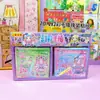Adesivos de Vestir Guarda-Roupa Pixel Desenho Animado Menina Fofo Quebra-Cabeça Adesivos Criativos Livro de Adesivos Princesa Material Diário