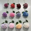 Flores Artificiais de Hortênsia Impressas em 3D, Buquês Artificiais, Flores Feitas à Mão, Flores para Casamento, Flores Artificiais de Seda, Arranjos de Paisagismo para Casamento
