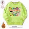 Blocos de Construção Digitais Numberblocks Roupas para Meninos e Meninas Moletons Primavera e Outono Manga Longa Desenho Animado Casual Roupas Infantis Tops Tendência