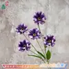 Flor Artificial Begônia 5 Flores Haste Longa Atacado Transfronteiriço Série de Cores Monet Begônia Decoração de Casamento Adereços de Flores Artificiais para Fotografia
