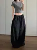 Pantalones casuales de lunares estilo americano de pierna ancha para mujer, de cintura alta, adelgazantes, versátiles pantalones casuales, pantalones largos de cintura elástica, pantalones para bailar y hacer deporte
