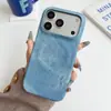 Funda magnética para teléfono con patrón de mezclilla estilo Hong Kong, adecuada para Apple iPhone 17 Pro Max, funda protectora anticaídas para teléfono