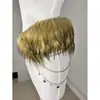 Novo Cinto de Pelo de Coelho D. I .A OOTD Cinto Mao Mao Europa e América Transfronteiriço Quente Sexy Garota Picante Cobertura de Cintura Cinto Largo