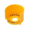 Zhile Electrical F22-14 Botão de Parada de Emergência Semi-circular Alto Cobertura Protetora Cobertura Protetora de Interruptor Anel de Advertência Base Prevenir Toque Acidental