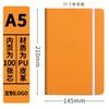 Preço de Fábrica de Comércio Exterior Transfronteiriço Caderno A5 PU Capa Dura Personalizada Caderno de Couro Macio Diário Planejador