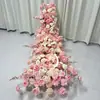 Novo Arranjo de Flores Artificiais em Cascata para Mesa para Quartos Privativos de Hotel, Decorações de Festa de Aniversário, Exibição de Palco de Casamento e Decoração de Janela