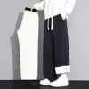 Pantalones Gruesos Forrados de Polar para Hombre en Invierno, Pantalones Deportivos Casuales Cálidos de Lana de Cordero, Pantalones de Chándal Versátiles de Moda