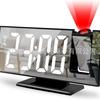 Venda quente transfronteiriça LED projeção relógio desktop infantil relógio eletrônico multifuncional calendário estudante despertador fábrica