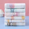 Toalla de gasa de seis capas seersucker toalla facial para bebé algodón toalla para niños absorbente cómoda toalla cuadrada para bebé venta al por mayor de fábrica