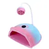 Lámpara doble para uñas de curado dos en uno para productos transfronterizos, máquina de fototerapia, lámpara de escritorio giratoria para secado de gel para uñas, máquina de horneado para uñas