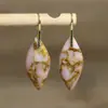Brincos de Argola com Pingente de Gota de Água da Moda para Mulheres Exquisitos Brincos Brincos de Pedra do Imperador brincos