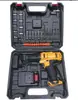 Taladro de Mano Taladro de Impacto Estilo DeWalt para Uso en Casa Taladro Pistola Herramienta con Batería de Litio Eléctrico Recargable Multifuncional Tornillo