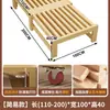 Cama Retrátil de Madeira Maciça para Apartamentos Pequenos, Cama de Solteiro Tatami para Sala de Estar, Sofá-Cama Multifuncional Simples Dobrável de Uso Duplo