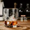 Copo de Vidro para Latte Americano Gelado Copo para Bebidas Geladas Copo Empilhável Design Espessado Taça de Vinho Copo de Vidro