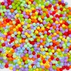Acrílico 6mm cor conta redonda furo reto cor doce macaron cor de Natal corrente de celular acessórios diy material atacado
