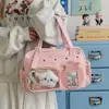 Bolsa Ita Versátil Grande Capacidade Nova Tendência 2026 para Mulheres, Bolsa de Ombro Tote Simples de Moda Casual Estilo College para Meninas