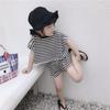 Crema 2025 Nuevo Estilo Shorts Elegantes para Niña Conjunto de Dos Piezas Verano Moda para Bebé Niña Set Bordado de Tirantes