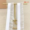 Banda Elástica Fruncida con Hilo Dorado y Plateado para Calcetines, Ropa, Cinta Elástica de Punto Fruncido, Accesorios para el Cabello, Ropa de Bebé, Elástica y Cómoda