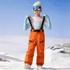 Pantalones de Nieve de Algodón Casuales a Prueba de Viento, Impermeables y Cálidos para Deportes al Aire Libre para Niños, Esquí de Tabla Única/Doble, Soporta E-commerce, Distribución, Dropshipping