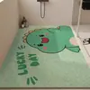 Tapete Antiderrapante para Banheiro com Laços de Seda para Chuveiro, Adequado para Idosos e Crianças, Tapete Antiderrapante para Piso de Banheiro e Vaso Sanitário