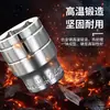 Jogo de Soquetes para Chave de Impacto Elétrica 1/2 Polegada, Soquete Sextavado com Acabamento Espelhado, Jogo de Ferramentas para Reparo Automotivo 8-36mm