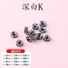 Cuentas espaciadoras de aleación, cuentas de rueda, tubos de posicionamiento, accesorios hechos a mano para joyería DIY, cuentas espaciadoras para pulseras y collares, cierres finales al por mayor