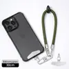 Cordón para Teléfono Móvil Personalizado de Alta Gama, Correa de Muñeca Trenzada, Cordón Corto para Funda de Teléfono Móvil, Venta al por Mayor de Fábrica