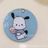 Colgante Colgante de Dibujos Animados Sanrio Pochacco Piezas en Relieve Accesorios Hechos a Mano DIY Cadena para Teléfono Cadena para Bolso Llavero Piezas