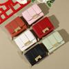 Cartera multiusos para mujer, monedero triple, a la moda, multitarjeta, 2024