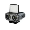 Linterna, linterna frontal con sensor, luz de alta intensidad, carga inteligente, pesca en exteriores, iluminación de largo alcance, linterna frontal ultrabrillante, luz para bicicleta
