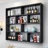 Estante de Vino Creativo Estante de Almacenamiento Pared Sala de Estar Colgante Gabinete Pared Dormitorio Estantería Librería Colgante de Pared Gabinete de Rejillas