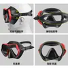 Novo Conjunto de Máscara de Mergulho e Snorkel para Comércio Exterior Transfronteiriço Totalmente Seco Óculos de Mergulho Profissional Proteção Nasal Óculos de Snorkel Integrados