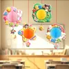 Decorações de Sala de Aula para o Dia das Crianças Enfeites Pendurados de Favo de Mel Faixas Penduradas Lanternas Montagem de Cenário para Escola e Jardim de Infância